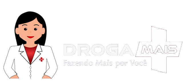 Logo oficial da Drogaria Droga Mais em Novo Horizonte